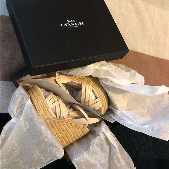 Coach Shoes - Size 8 coach wedge shoes